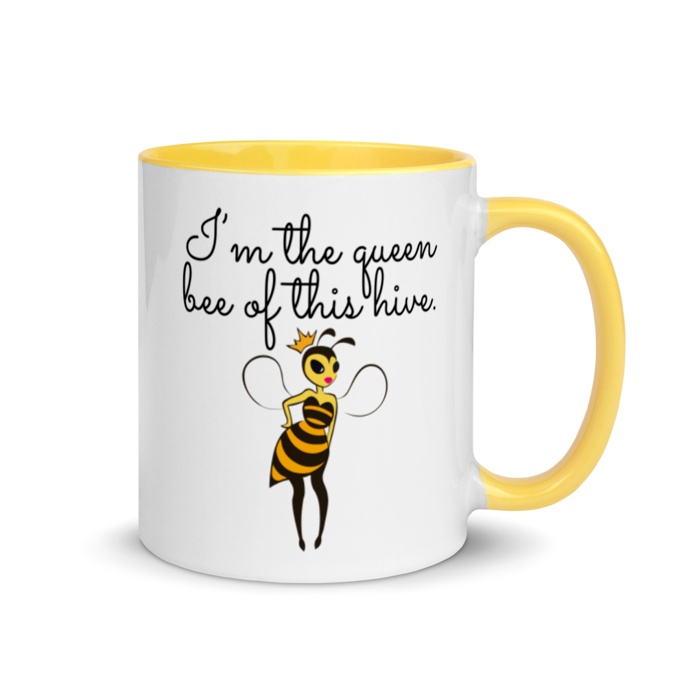 Queen Bee Mug with Color Inside